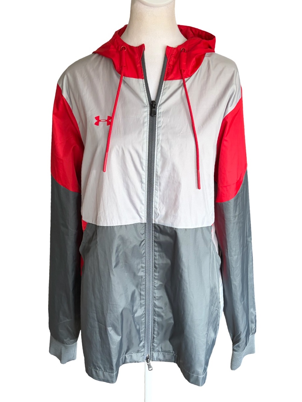 Under Armour Legacy Team Women’s XL Tall Loose Windbreaker Jacket - Picture 5 of 16
